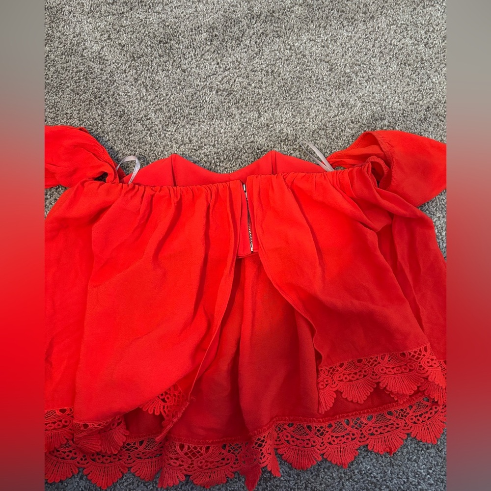 LOVERS + FRIENDS x REVOLVE Life's A Beach Top in Red Orange - Picture 8 of 8
